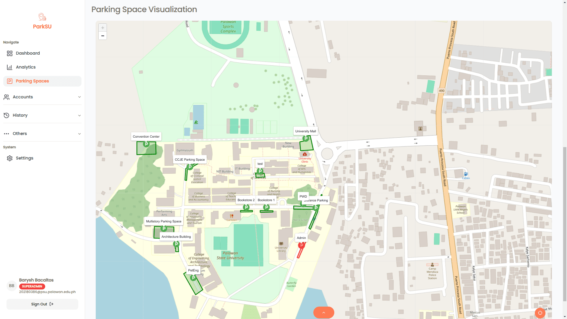 Parking Spaces Mapping